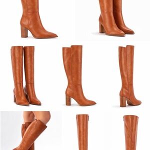 Women's Tan Knee-High Boots
